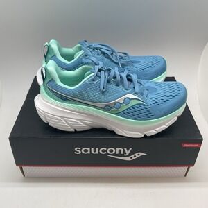 Saucony Sneakers Womens 7.5 Guide 17 S10936-115 Blue Running Athletic Shoes New